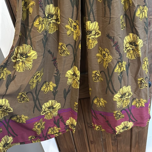 Anthropologie Maeve Terrace Floral Pants - Picture 3 of 7